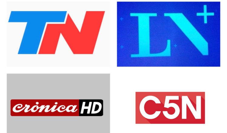 Las señales de noticias en el tope de la tv&nbsp;paga